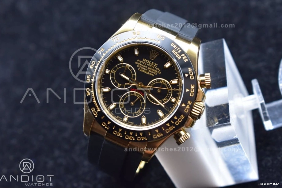 Black 116518 Oysterflex SA 759 Strap Clean Best Breathable Dial Edition Rubber Daytona on 1:1 1209